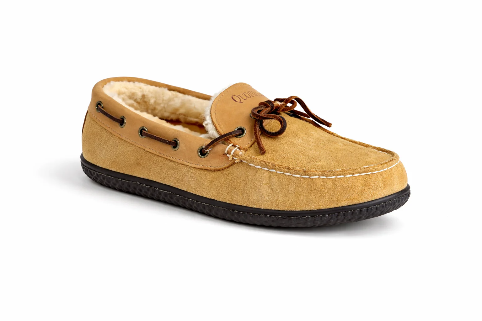 In Stock Men’s Hearth ESQ Slipper: Linen Suede - Image 3