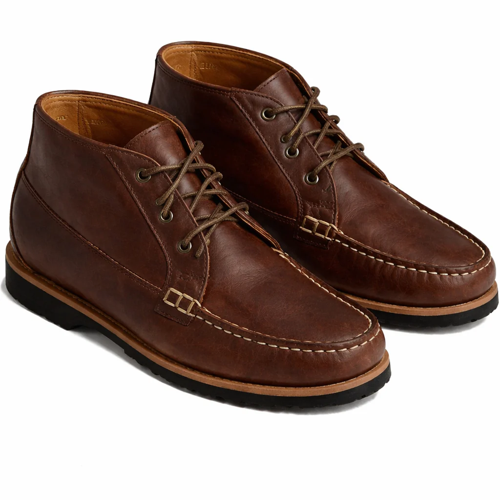 In Stock Men’s Telos Chukka: Brown - Image 2