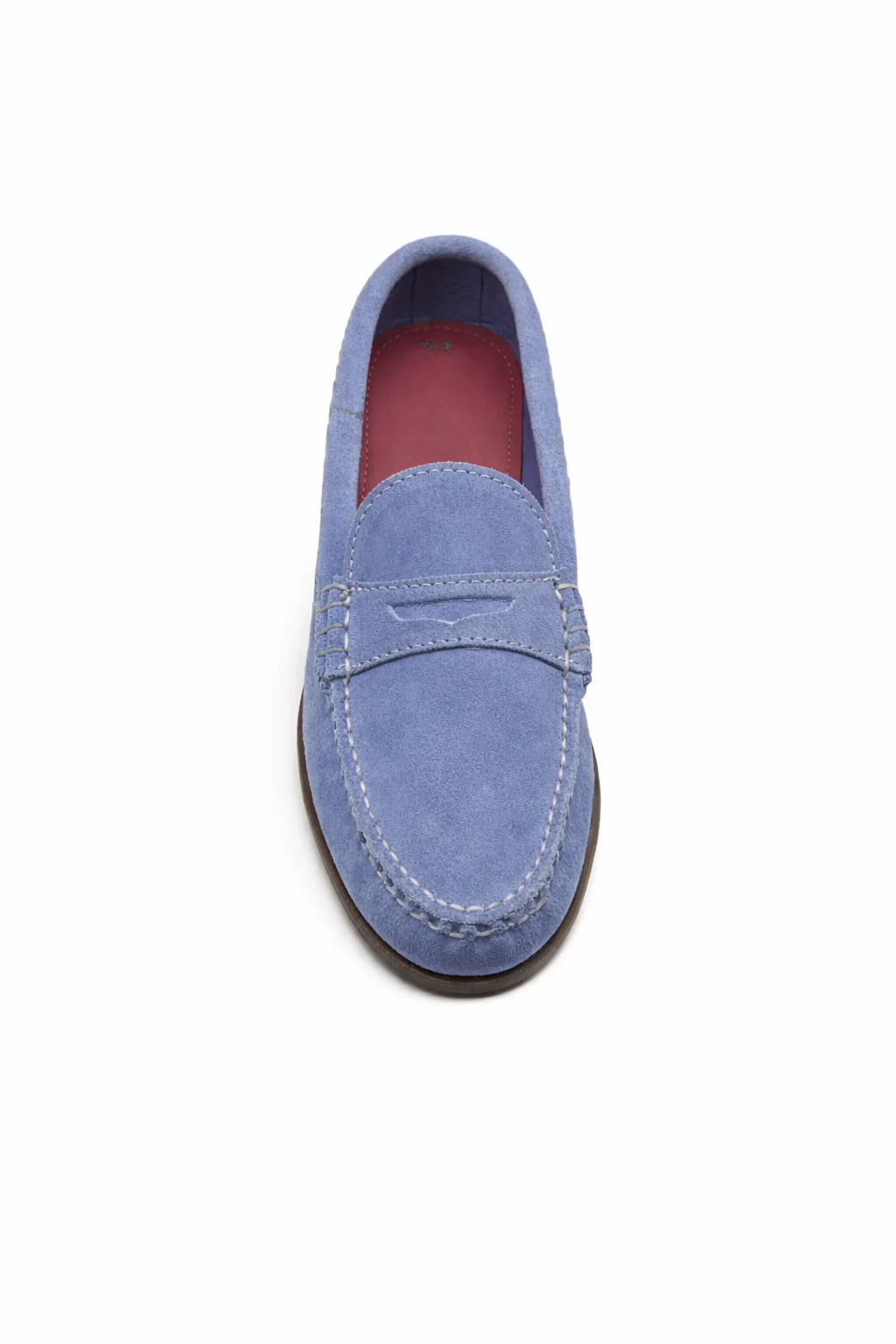 KKB Penny Loafer: Light Blue Pastel Suede - Image 4