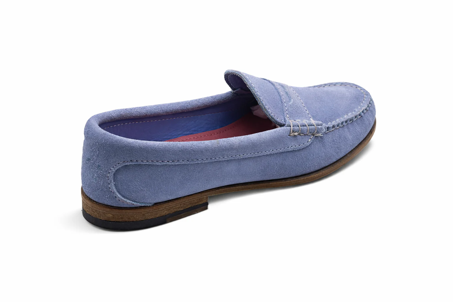 KKB Penny Loafer: Light Blue Pastel Suede - Image 5