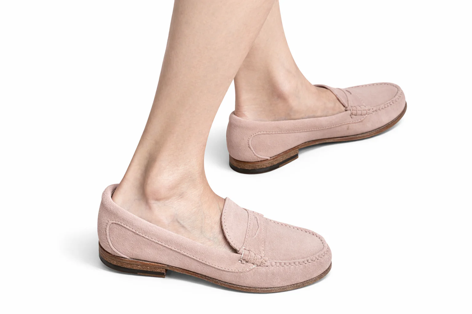 KKB Penny Loafer: Pink Suede - Image 6
