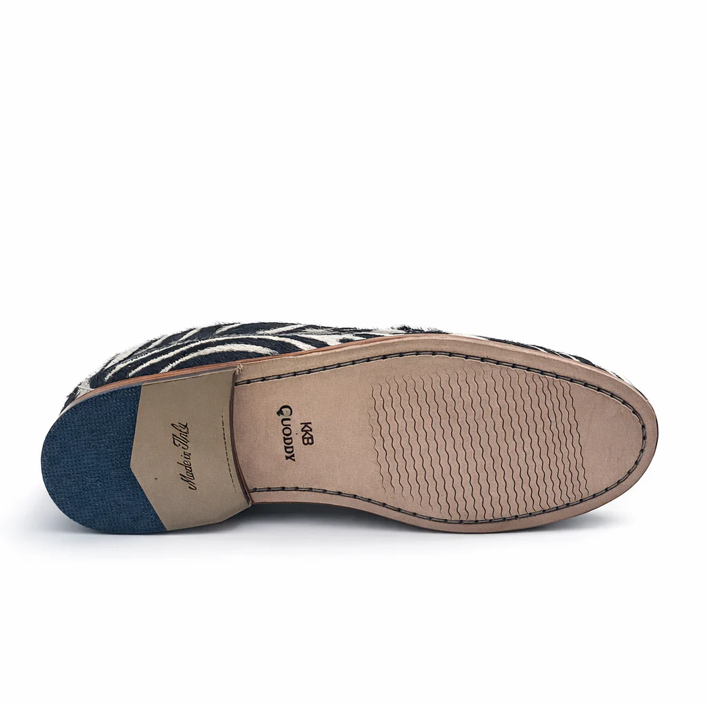 KKB Penny Loafer: Zebra Print - Image 3