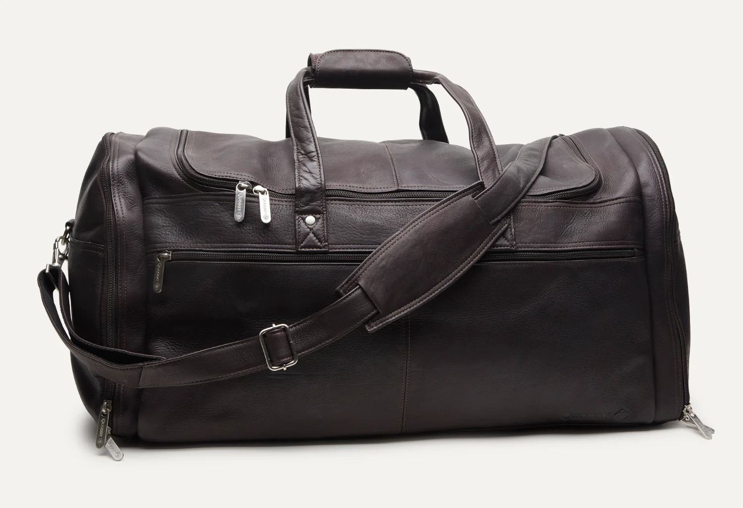 Large Multi-Pocket Duffle - Cafe Brown - Image 3