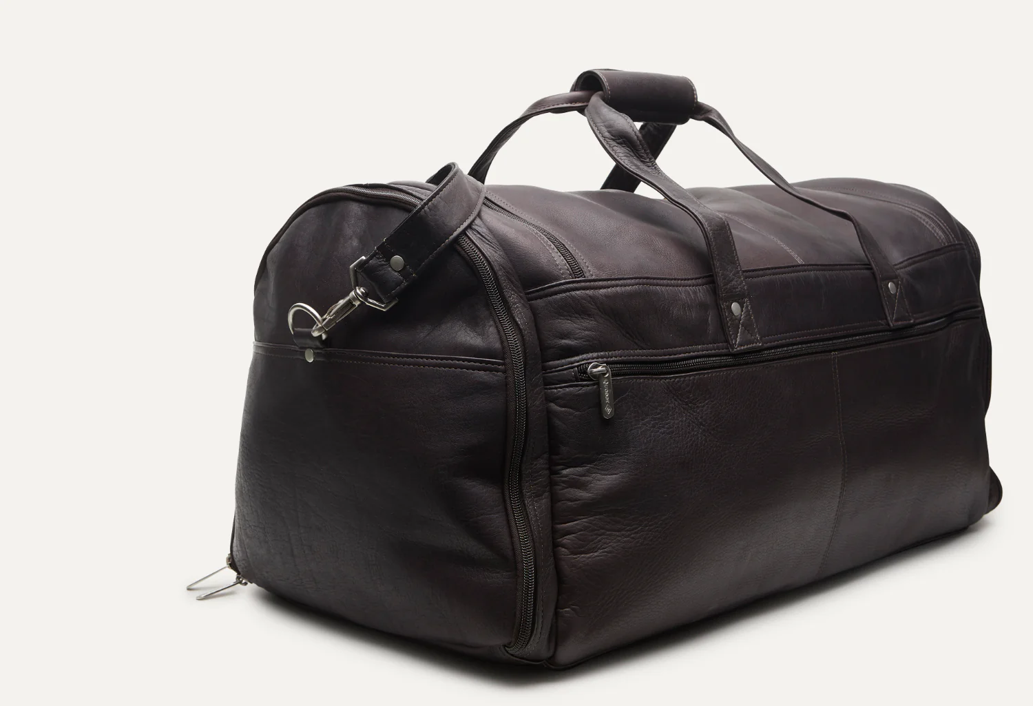 Large Multi-Pocket Duffle - Cafe Brown - Image 5