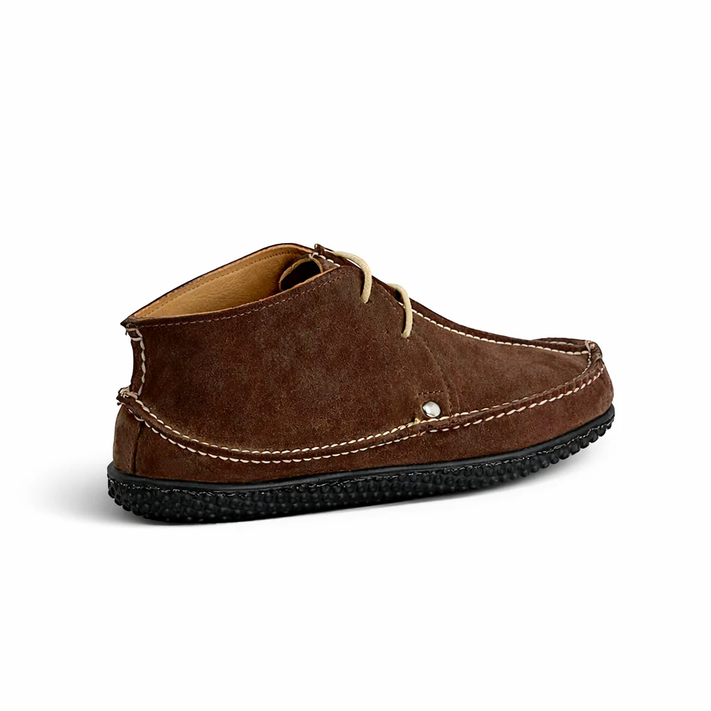 Men's LE Caribbean - EXERSOLE® by Quoddy "Barefoot": Chocolate Suede - Image 3