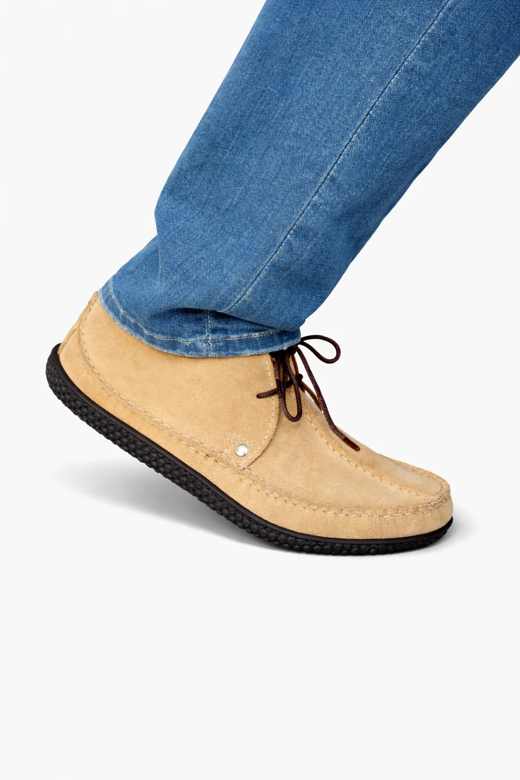 Men's LE Caribbean - EXERSOLE® by Quoddy "Barefoot": Sand Suede - Image 5