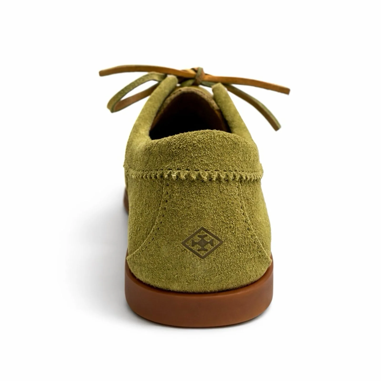 Men’s Blucher Shoe: Olive Suede - Image 4