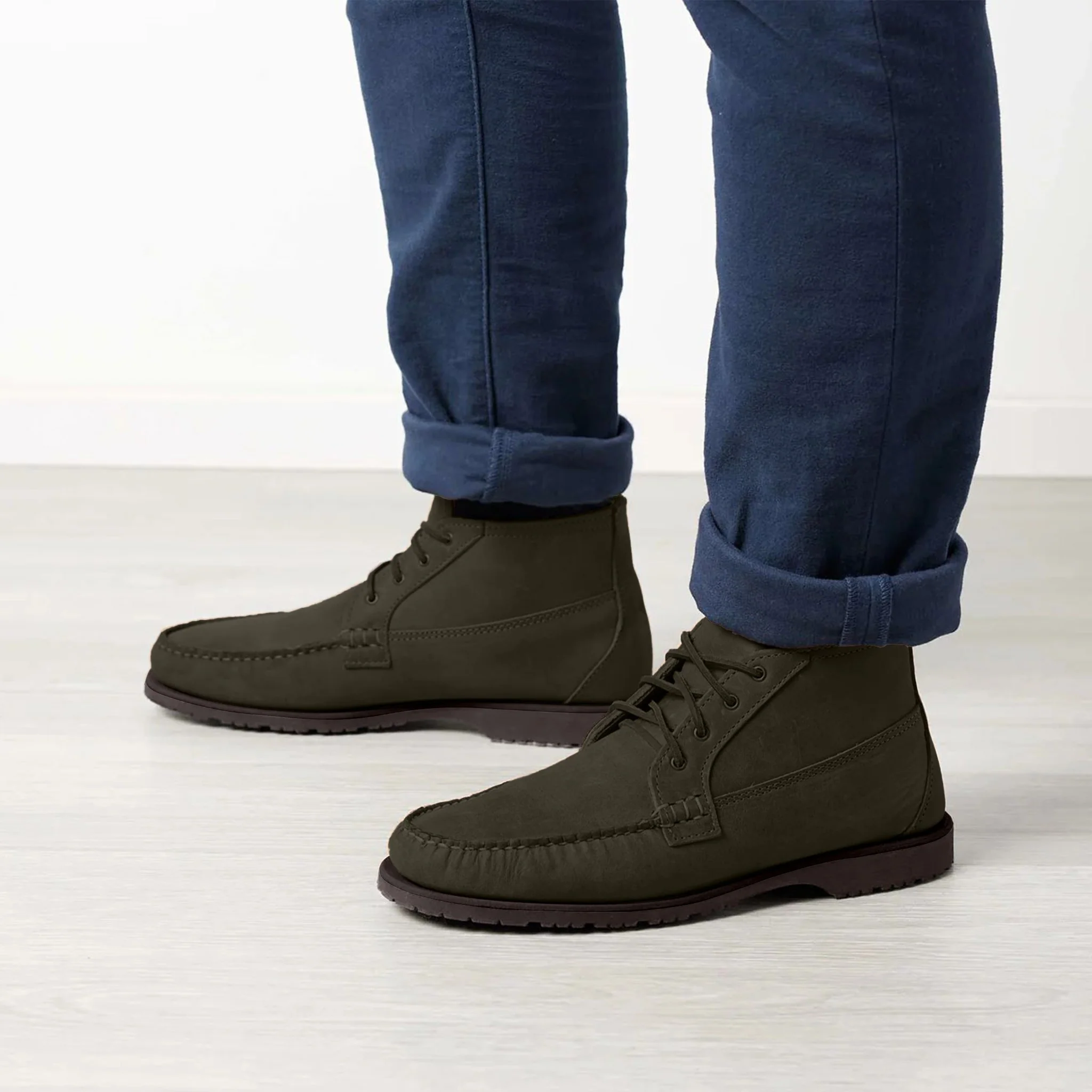 Men’s Nubuck Chuck LE Chukka: Olive - Image 5