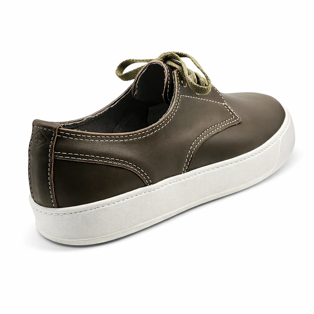 LE Men's Danny Lace - Horween Dark Olive - Image 4