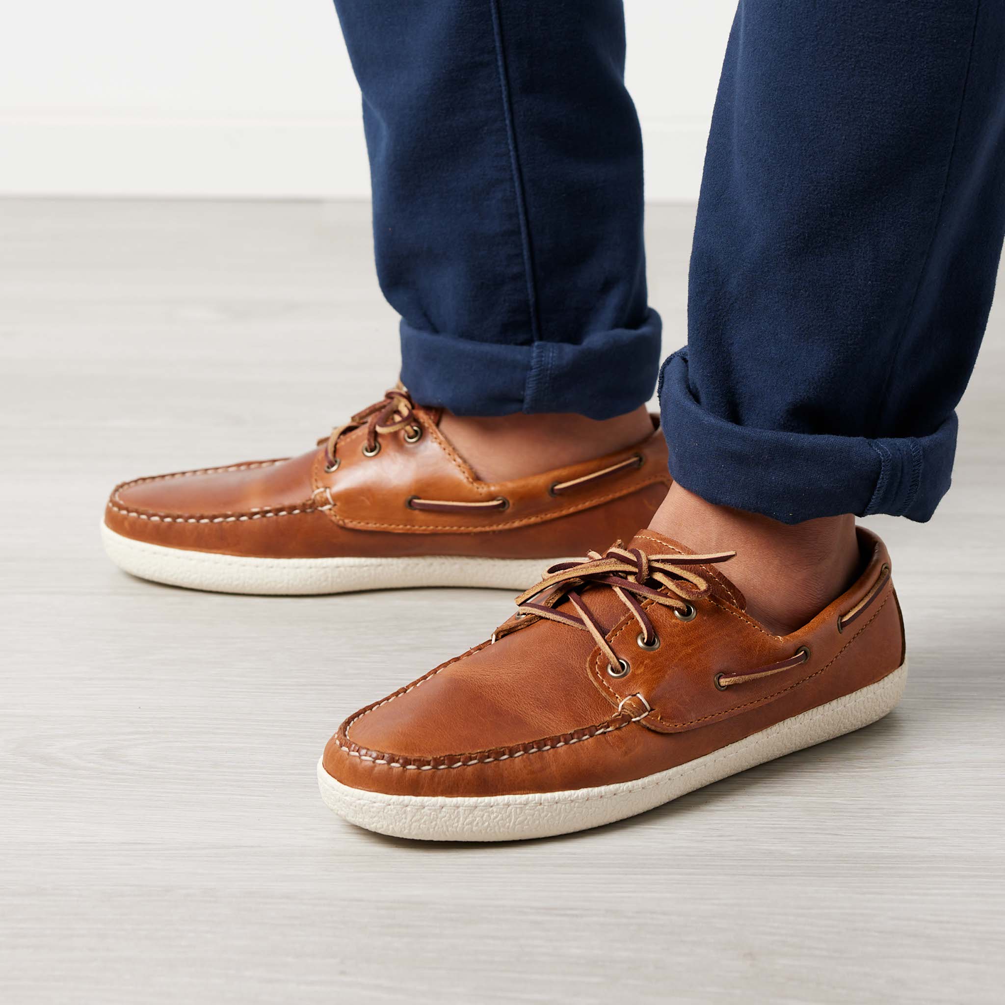 In Stock Men’s Runabout Shoe: Whiskey - Image 5
