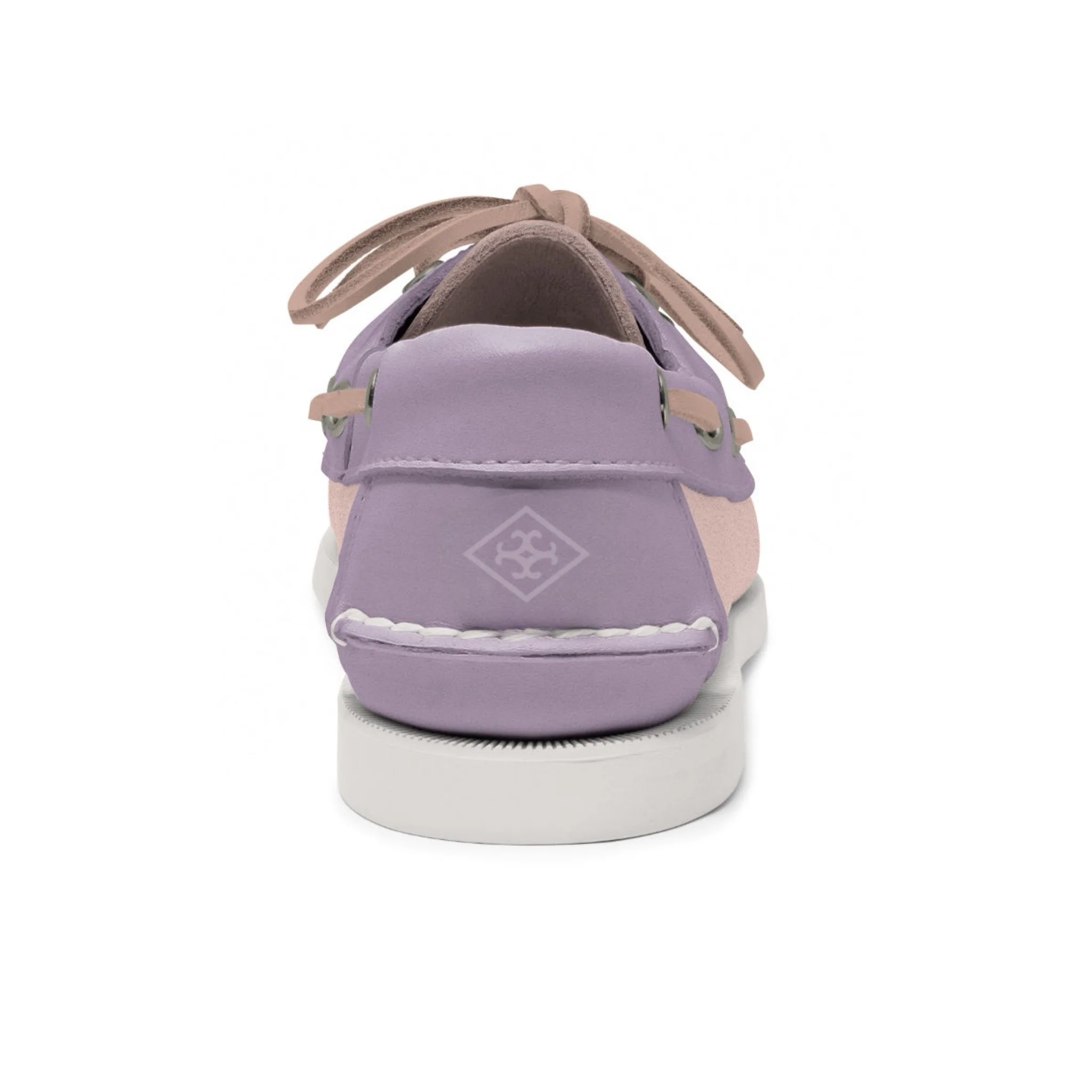 Women's 2 Eyelet LE Boat Shoe: Pink/Lavender - Image 3