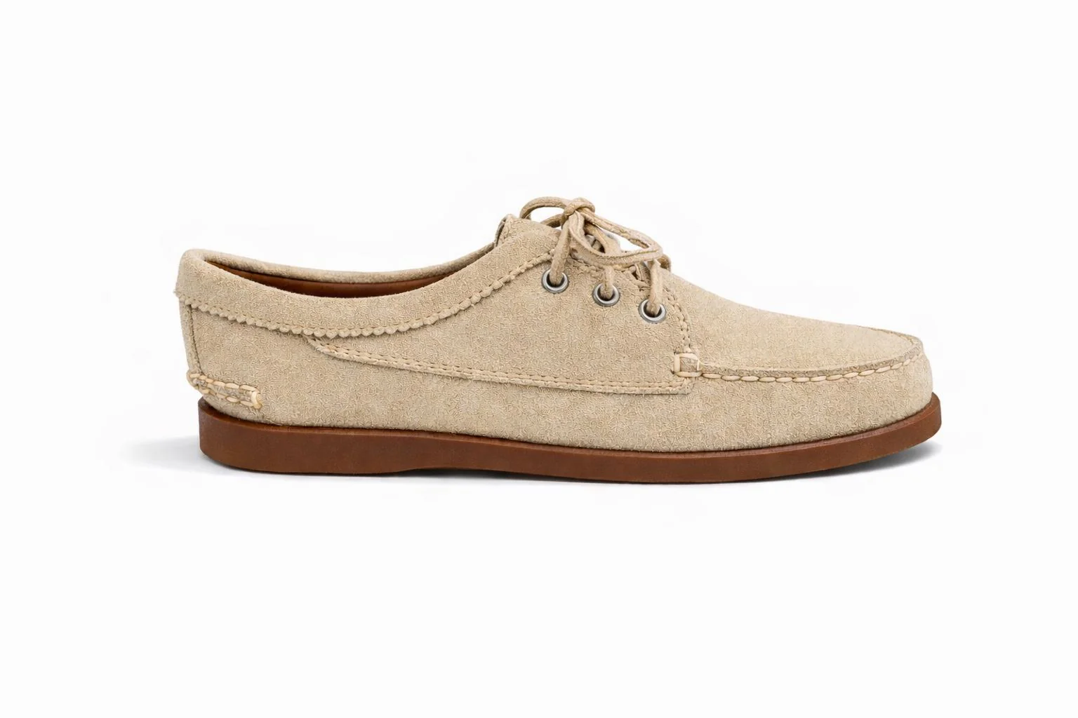 Women's Blucher Shoe: Milkshake Suede