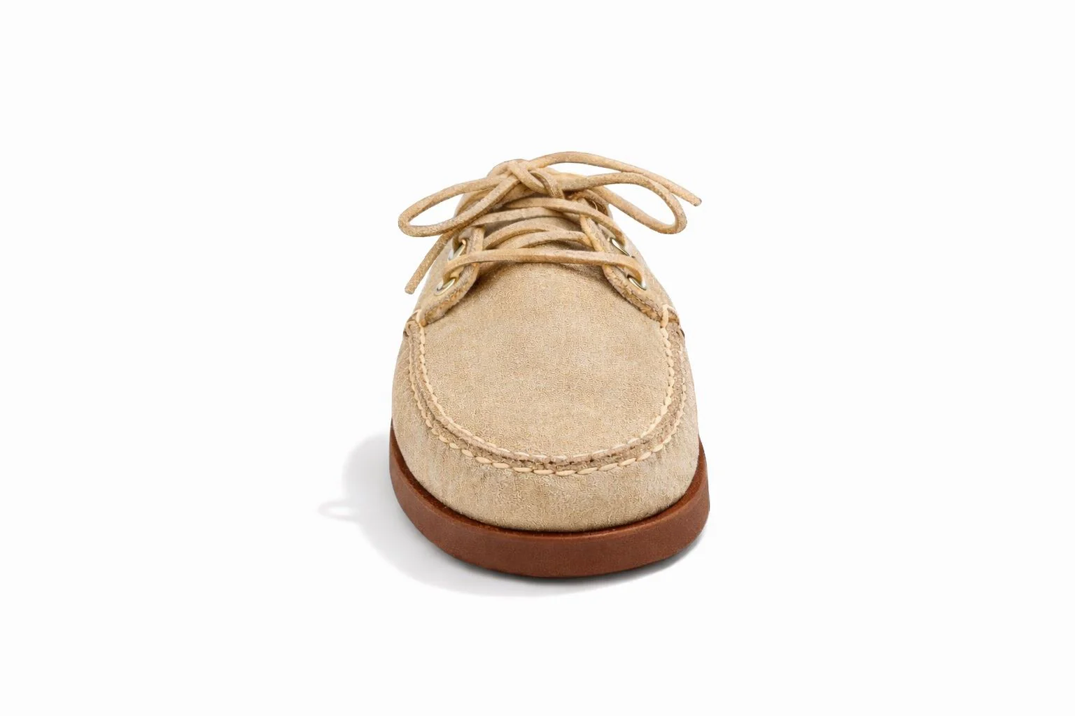 Women's Blucher Shoe: Milkshake Suede - Image 5