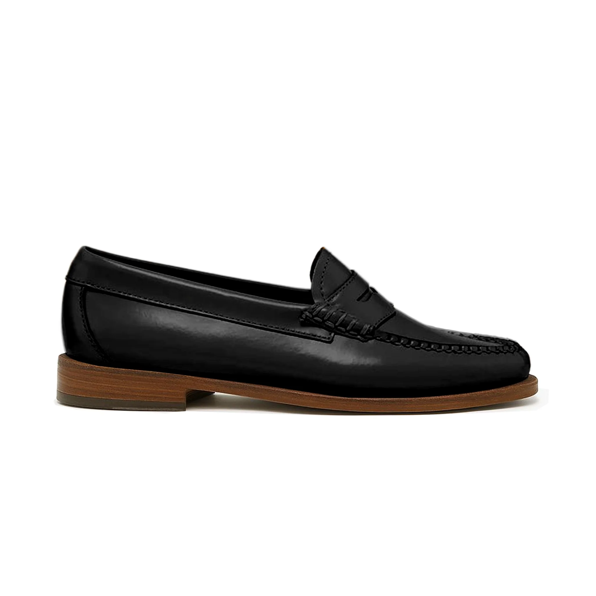 Women's Penny Polished Leather LE: Black
