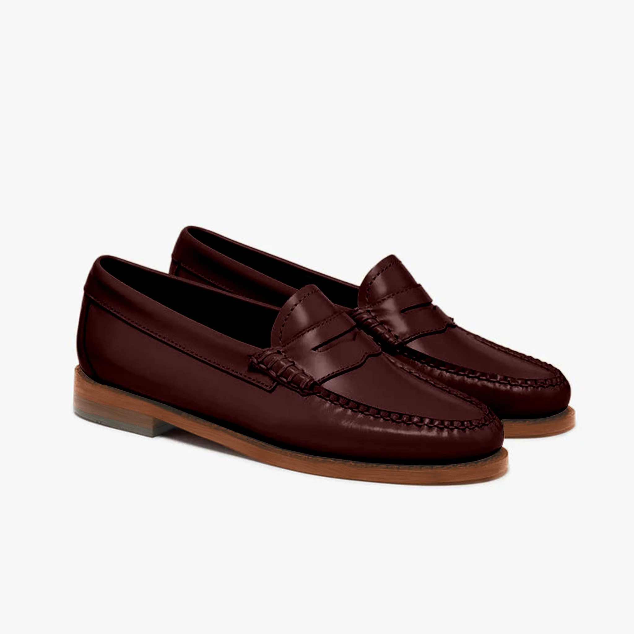 Women's Penny Polished Leather LE: Cabernet - Image 3